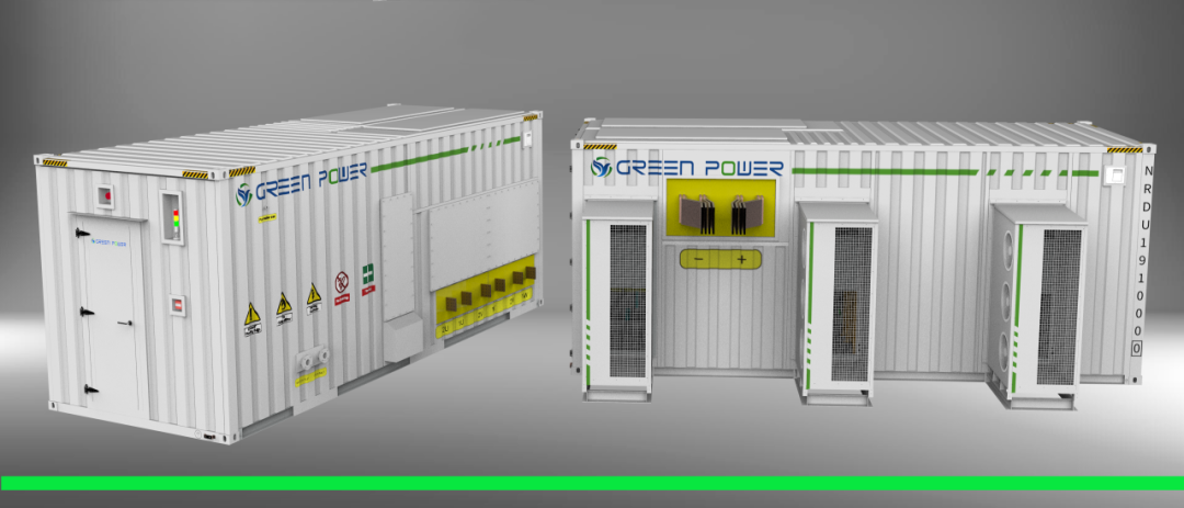 Container skid rectifier system